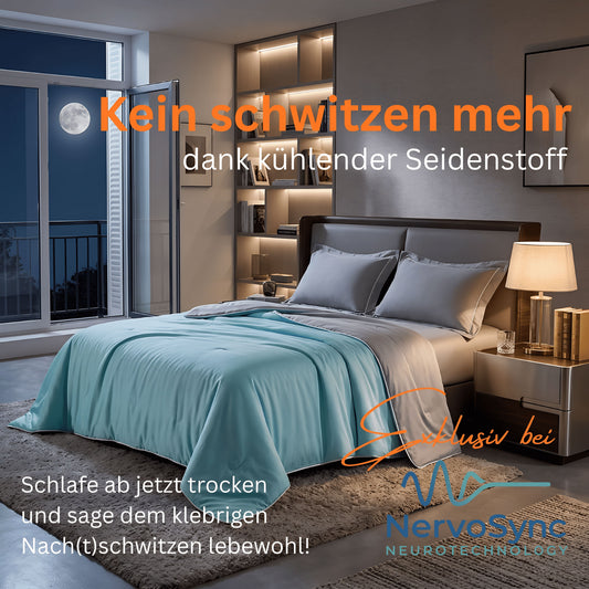 Erlebe den besten Schlaf wenn es warm ist, ohne zu schwitzen!
